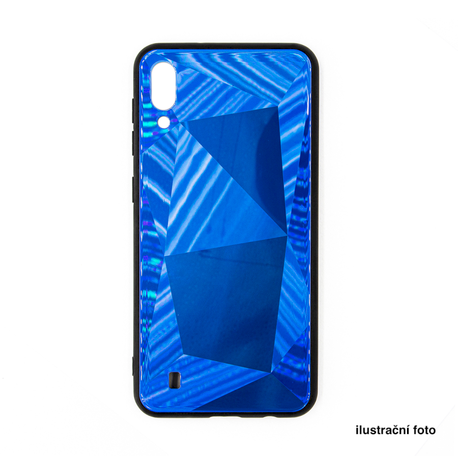 COLOUR GLASS CASE Huawei Y6 (2019) - modrá